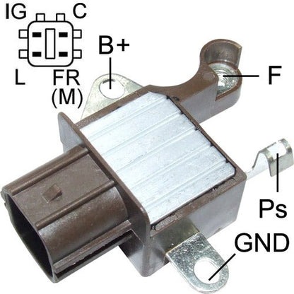 IN6335-09920 / R145 12V (TRANSPO) REGULADOR DE VOLTAJE PARA: HONDA, ACURA [ALT: DENSO IR / IF]