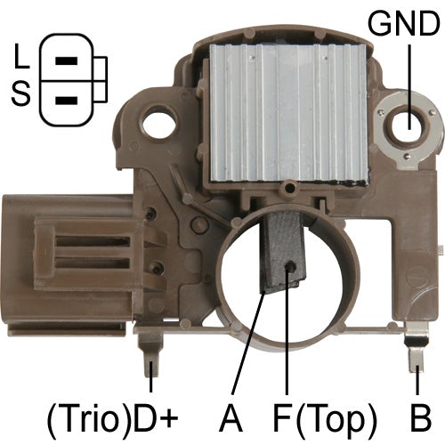 IM277-10917 12V (TRANSPO) REGULADOR DE VOLTAJE PARA: FORD, KIA SPORTAGE, MAZDA BT50 [ALT: MITSUBISHI IR/IF]