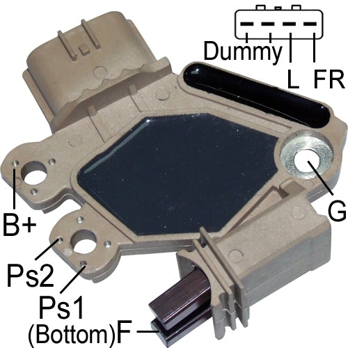 VRPR5011 / REG-7276 12V HYUNDAI, KIA 2003-06 (REGITAR) REGULADOR DE VOLTAJE PARA MOTOR-ALTERNADOR: VALEO IR/IF