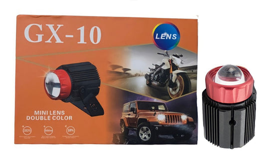 GX-10®️ MINI LENS DOBLE-COLOR BOMBILLA LED DE ALTA POTENCIA PARA COCHE PASAJERO Y MOTOCICLETAS - M9