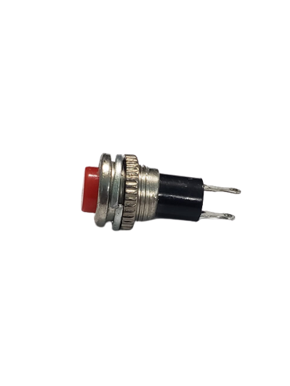 *S18* Fastronix - Interruptor de botón resistente para coche, color rojo, individual, Rojo