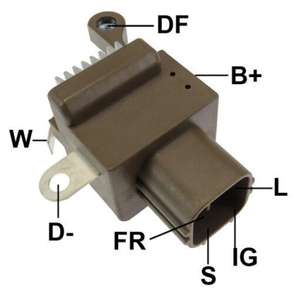 *S1* IN6301 12V (HARFON) REGULADOR DE VOLTAJE: TOYOTA COROLLA, RAV4 2004, TUNDRA 4 TERMINAL