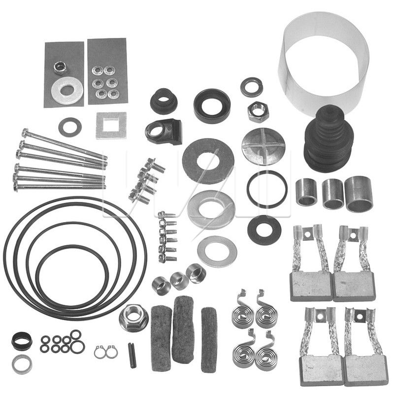 HARFON 79-1116 (OCD-SSO-25); KIT DE REPARACION DE ARRANQUE / REPAIR KIT-DR 12V 4 CARBONES; REEMPLAZA: DELCO 1989495, 1989497; COMPATIBLE CON: 42MT