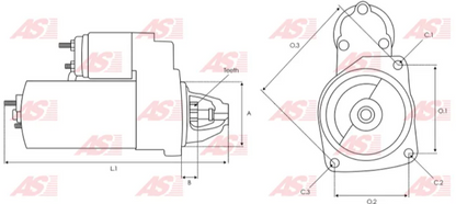 HARFON 17844N OEM: SM612-06; REEMPLAZO PARA: MITSUBA; ARRANQUE TIPO MITSUBA 12V, 9-DIENTES; COMPATIBLE CON: HONDA CR-V 2.4L, K24A/ACCORD/CIVIC 2.0 K20Z/ELEMENT 02-09...