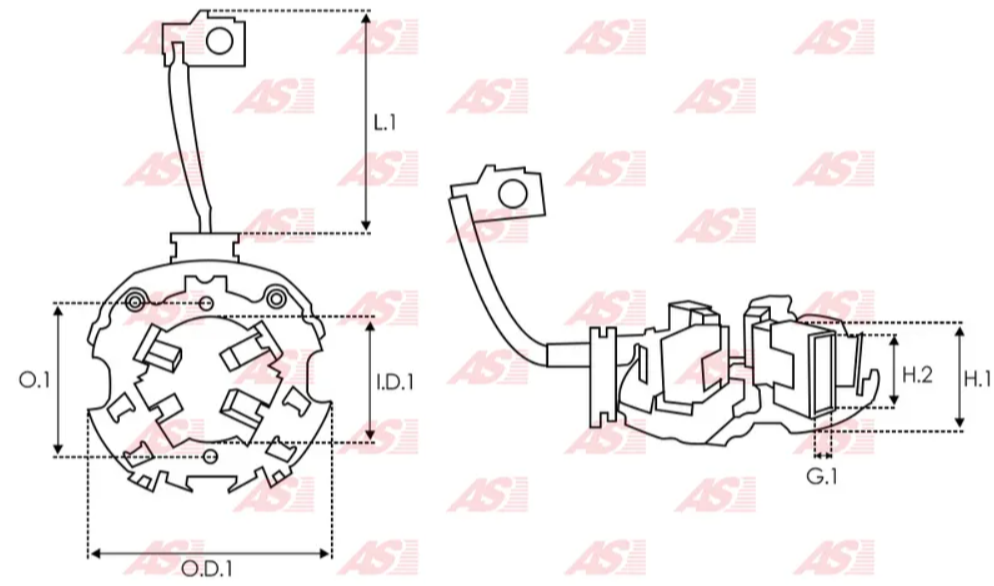 *C3* 69-8115-3 PORTACARBON HITACHI PARA NISSAN SENTRA 1.6L GA16, 200SX, NX, PULSAR 1.6L 88-99