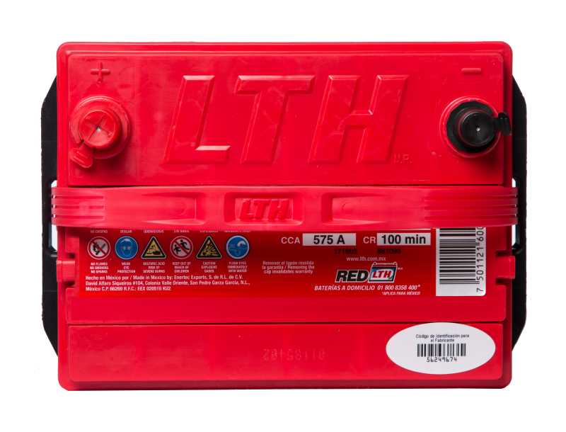 BATERIA L-35-575 12V LTH CCA: 575 A